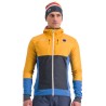 Vintersport jakke Sportful Anima Cardio Tech Wind Jacket blå denim / gul